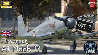 Breaking the sound barrier with a postWW2 plane warthunder speedtest mach1 [upl. by Paulita]