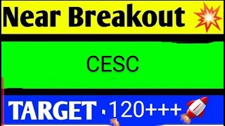 CESC SHARE LATEST NEWS TODAYCESC SHARE TARGETCESC SHARE BREAKOUTCESC SHARE ANALYSIS [upl. by Wendt]