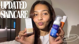 UPDATE SKINCARE PRODUCTS  dermat recommended [upl. by Anesuza331]