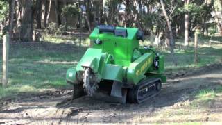 Stump Grinder On Tracks  TREES VS MACHINE [upl. by Mendelson]