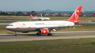 4K CLASSIC A300 Qeshm air A300600 landing and very short take off at Istanbul airport [upl. by Cotterell690]