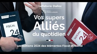 Mémento Fiscal et Social 2024 – Vos supers alliés du quotidien [upl. by Elocan]