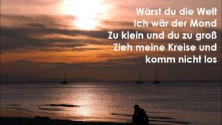 Emma6  Wärst du die Welt Lyricsvideo [upl. by Sauls323]