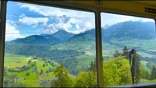 Niesen Swiss Alps Switzerland  Walking Tour 4K HDR Dolby Vision [upl. by Airetnuhs]