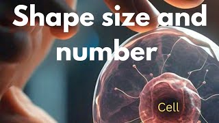 Cell  Shape  Size Number  Part3  Structure of Cell  cell science biology cytology [upl. by Engedus]