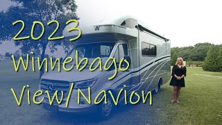 Luxury RV Tour  2023 Winnebago ViewNavion  Class C Motorhome [upl. by Nairbo113]