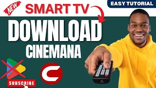 How to Download Cinemana App on Smart TV 2024 Without Google Play Store [upl. by Akinwahs]