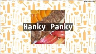 Recipe Hanky Panky [upl. by Gut]