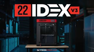 22 IDEX V3 The Best Workhorse 3D Printer for Engineering Materials 2024 [upl. by Berenice898]