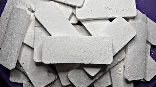 ASMR  Plain White  Rectangle Thins  Satisfying asmrvideos chalk satisfying plain gymchalk [upl. by Kcirdle]