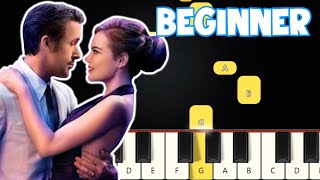 La La Land  Mia amp Sebastians Theme  Beginner Piano Tutorial  Easy Piano [upl. by Aicineohp287]