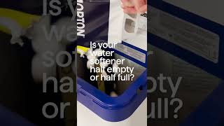 Is Your Water Softener Half Empty or Half Full Morton Salt Recommends Neither [upl. by Enelyak]