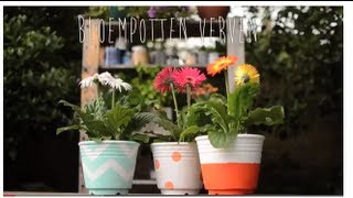 DIY BLOEMPOTTEN VERVEN [upl. by Enrak]