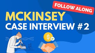 McKinsey Case Interview Practice 2 Pharma Acquisition [upl. by Yetnruoc231]