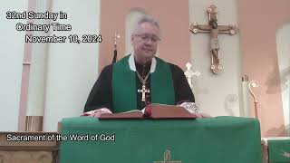 Liturgy of the Word  32nd Sunday in Ordinary Time  PNCC Prime Bishop Anthony Mikovsky [upl. by Linzer925]