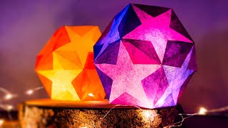 ✨ Sternenlichter aus Papier – Magische Leuchteffekte mit Wasserfarben amp Öl 🌌 [upl. by Evered]