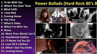 Power Ballads Hard Rock 80s amp 90s  Full Album [upl. by Dryfoos]