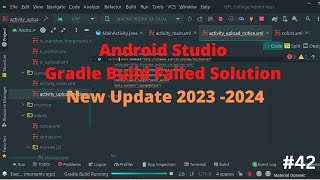 Android Studio Gradle Build Failed Solution New Update 2024 2025 Type 42 [upl. by Shore]