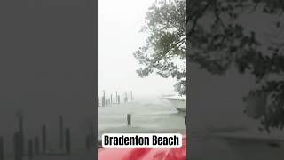 Bradenton Beach Hurricane Winds And Storm Surge [upl. by Eimmit]