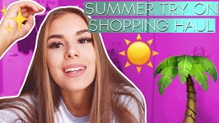 SUMMER TRY ON SHOPPING HAUL Jasmin Azizam [upl. by Anse]