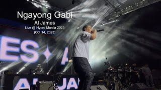 Ngayong Gabi  Al James Live  Hydro Manila 2023 [upl. by Asirb]