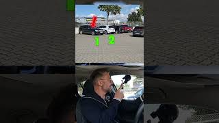 RÜCKWÄRTS LINKS in eine PARKBOX✅ l Teil 1 shorts führerschein fahrschule fahrprüfung dashcam [upl. by Maggie]