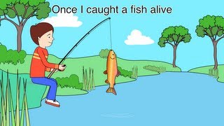 Nursery Rhyme  12345 Once I caught a fish alive [upl. by Dukie406]