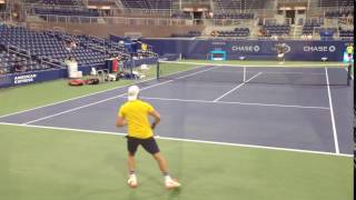 Escobedo Runs Around His Backhand Showcases His Peach of a Forehand [upl. by Notsgnik413]