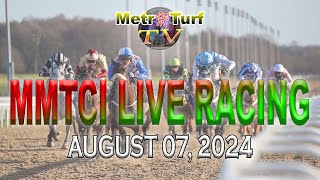 07 August 2024  Philippines Horse Racing Live  Metro Manila Turf Club Inc [upl. by Yentruocal526]