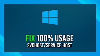 Fix 100 CPU Usage SvchostexeService Host  Windows 10 Guide [upl. by Tyoh]