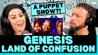 ONE OF THE CRAZIEST MUSIC VIDEOS EVER First Time Hearing Genesis  Land of Confusion Reaction [upl. by Latsyk]