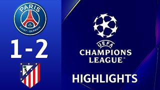 Paris SaintGermain vs Atletico Madrid 1  2  UEFA Champions League  Round 4 of the league stage [upl. by Venator569]