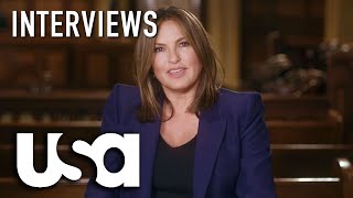 Law amp Order SVU  Mariska Hargitay Interviews  Behind The Scenes  on USA Network [upl. by Rafaellle16]