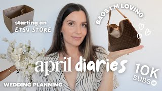 APRIL DIARIES☕️ Handbag Wishlist YouTube Journey So Far Starting An Etsy Store amp Life Update QampA [upl. by Benenson]