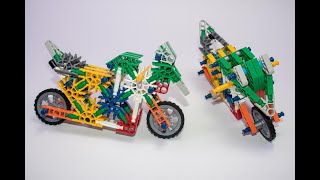 Knex 12 Car Model Building Set  Sports Bike [upl. by Mahtal22]