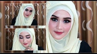 01 TUTORIAL HIJAB SEGI EMPAT DENGAN BERAGAM PARIASI DAN MODEL KEKINIAN 4 [upl. by Nelluc146]