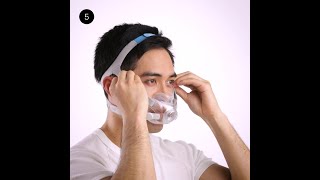 Fitting tips  Full face CPAP mask  ResMed AirFit™ F30 [upl. by Riem327]