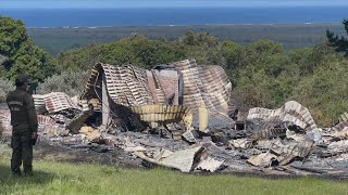 Tres estructuras destruidas en un atentado reivindicado en panfletos por la WAM [upl. by Clawson]