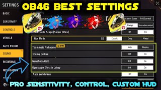 Free Fire Control Setting After OB46 Update Full Details  Free Fire Setting 2024 [upl. by Ahsiuq334]