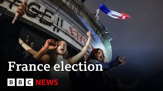 France faces hung parliament after election result  BBC News [upl. by Neural]