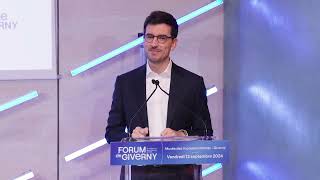 Discours de Romain Mouton au Forum de Giverny 2024 [upl. by Danella]