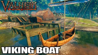 Sailing The Seas in my VIKING BOAT  Valheim Gameplay  E14 [upl. by Mariam]