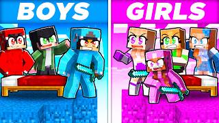 BOYS vs GIRLS Bedwars In Minecraft [upl. by Henry]