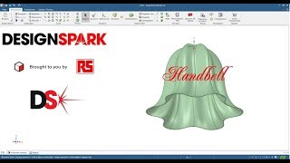 DesignSpark Mechanical Work  Handlbell  3д работа  колокольчик [upl. by Loredana]