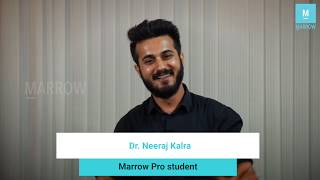 Dr Neeraj Kalra talks about his Amazing journey from NEET PG19 Rank 26k to 1k using Marrow [upl. by Einafats]