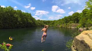 Nelson Ledges Cliff Jumping [upl. by Narret]