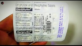 Deriphyllin tablets uses and side effects in hindi etophylline and theophylline tablets asthama [upl. by Airolg]