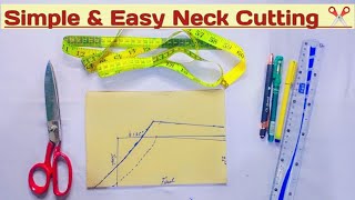 Quick and simple neck design tutorial latest neckdesign fashion diy sewing [upl. by Yaron]