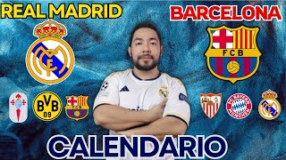 CALENDARIO CANDENTE Real Madrid y Barcelona detalles [upl. by Saalocin497]