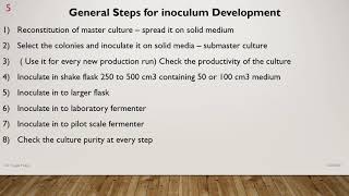 Inoculum development [upl. by Mcdougall]